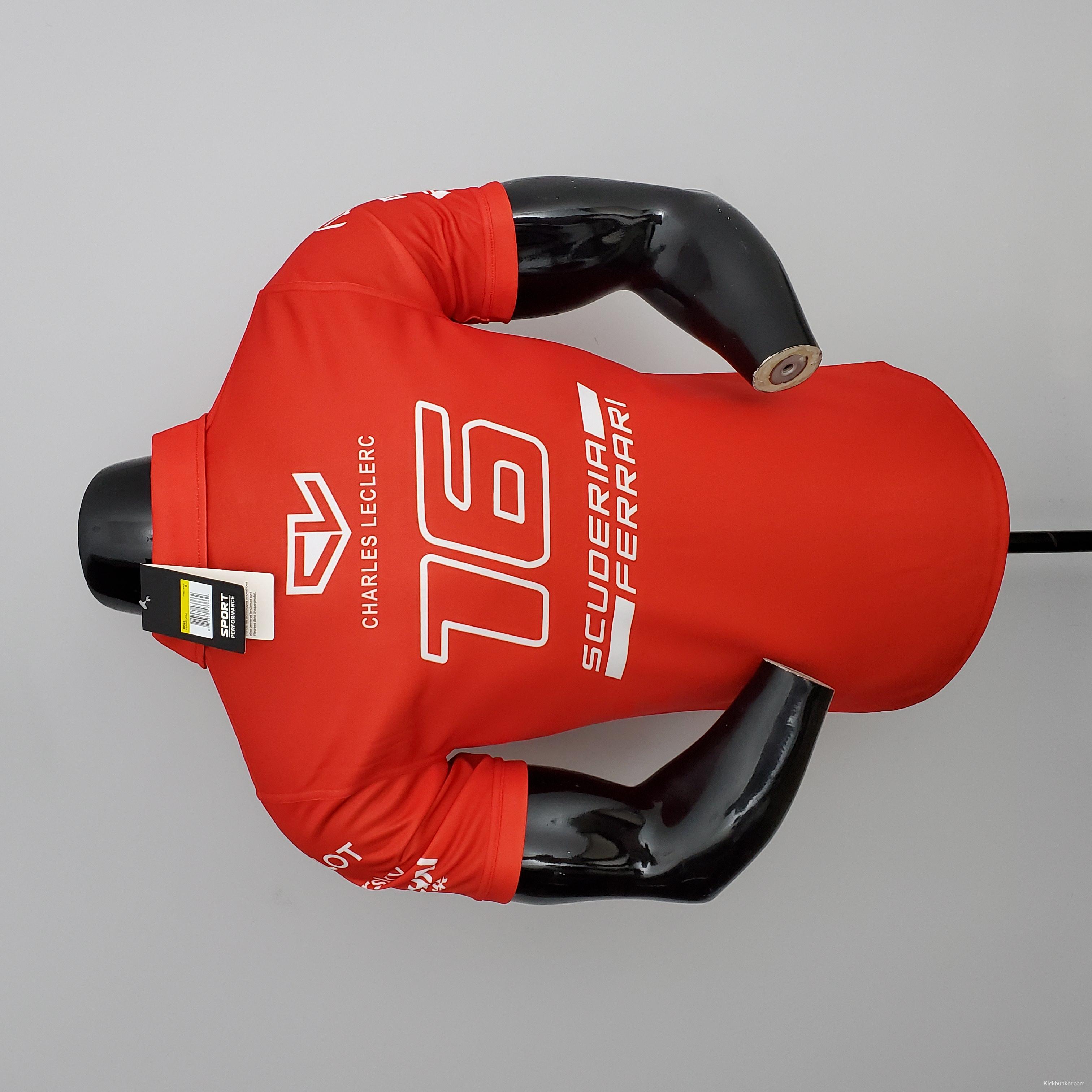 F1 Formula One 2022 Ferrari Polo Red S-5XL