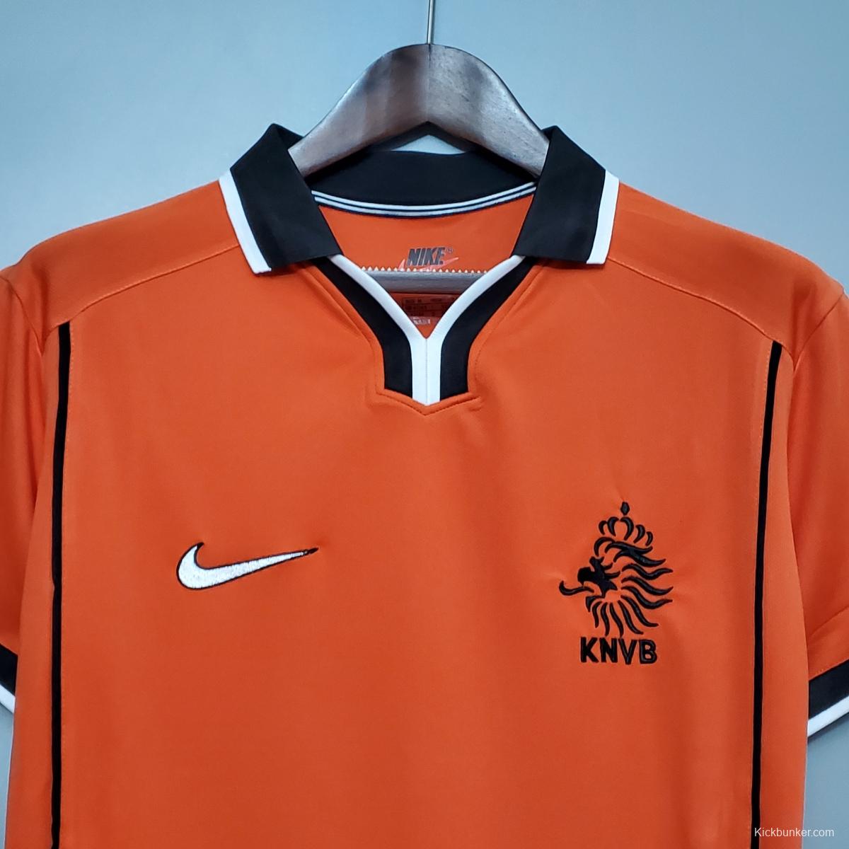 Retro 1998 Netherlands home Soccer Jersey