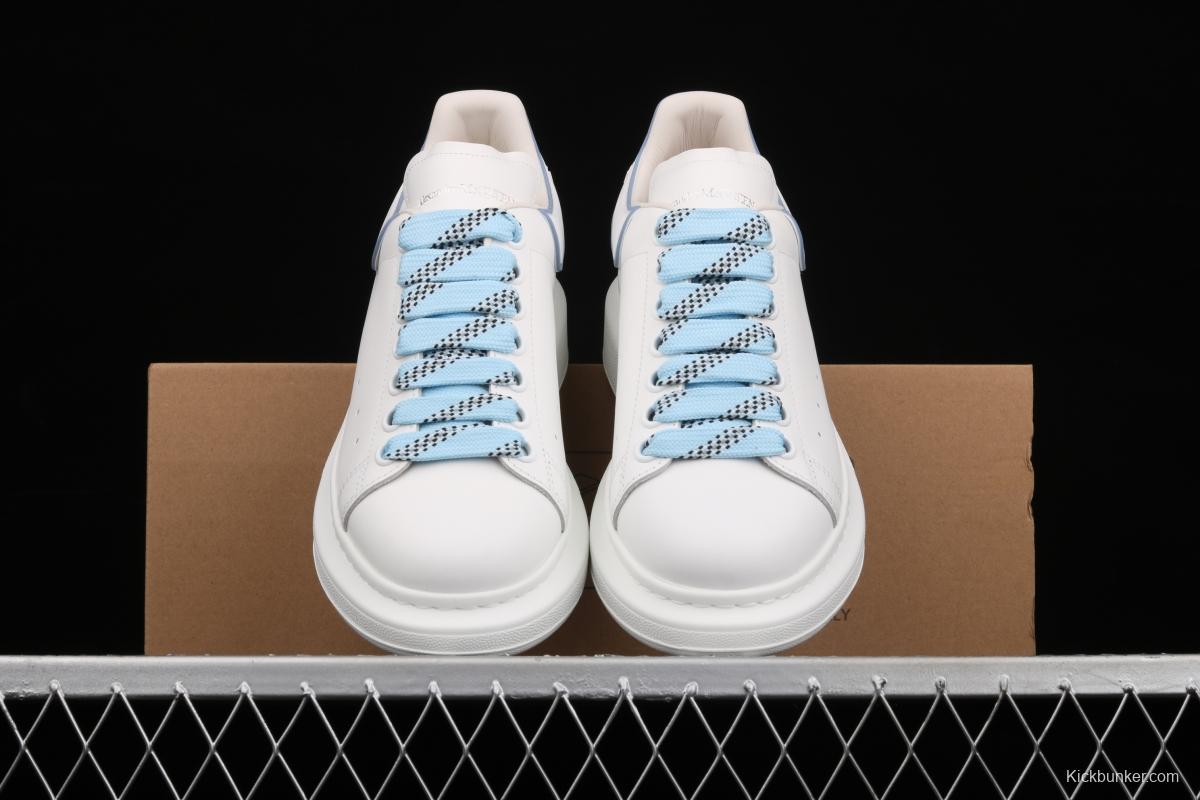 Alexander McQueen white and blue gel drop