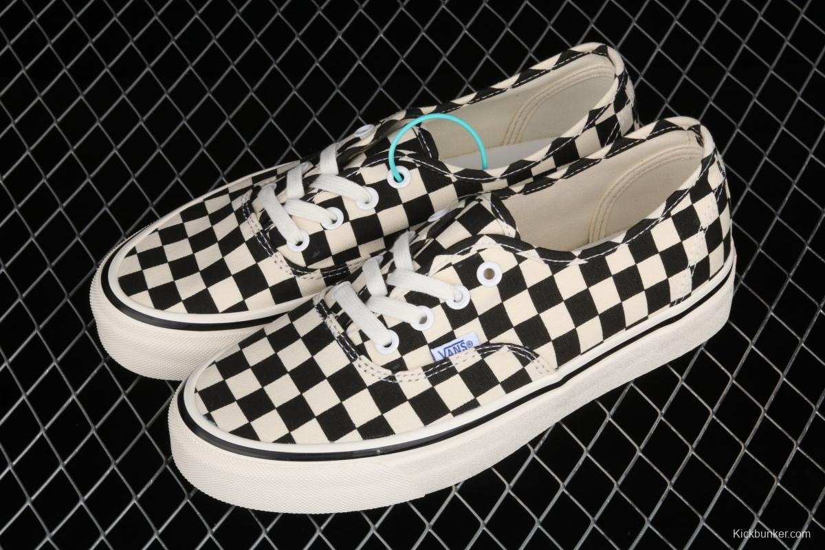 Vans Old Skool Anaheim blue standard four-hole low-side checkerboard vulcanized casual shoes VN0A38ENOAK