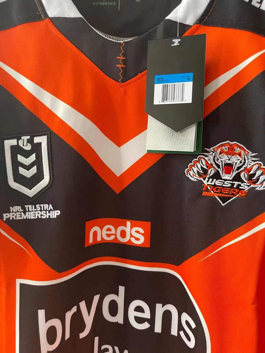 Wests Tigers 2021 Mens Away Rugby Jersey