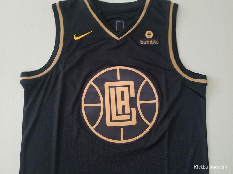 Kawhi Leonard 2 Black Golden Edition Jersey