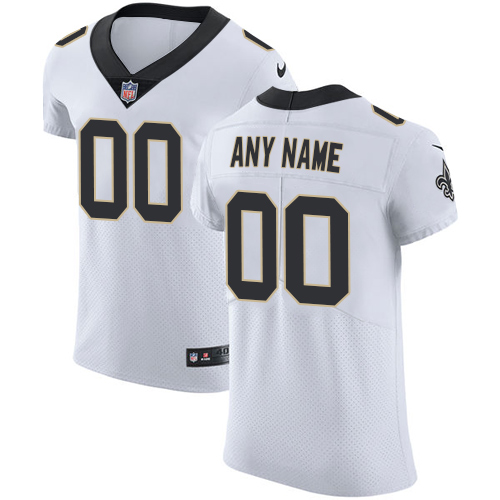 Men's White Custom Elite Team Jersey