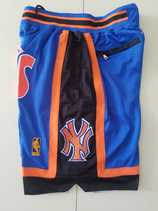 New York 1996-97 Throwback Classics Basketball Team Shorts