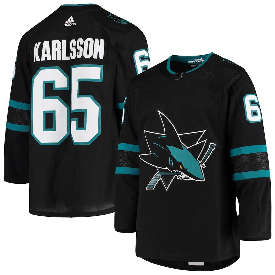 Youth Erik Karlsson Black Alternate Team Jersey