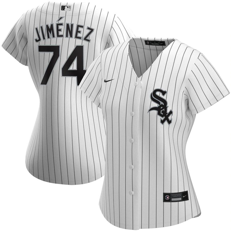 Women's Eloy Jimenez White Home 2020 Player Team Jersey
