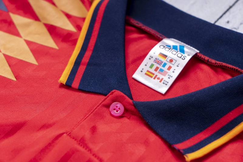 Retro 1994 Spain Home Soccer Jersey