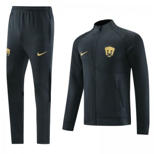 23/24 Pumas UNAM Black Full Zipper Jacket+Pants