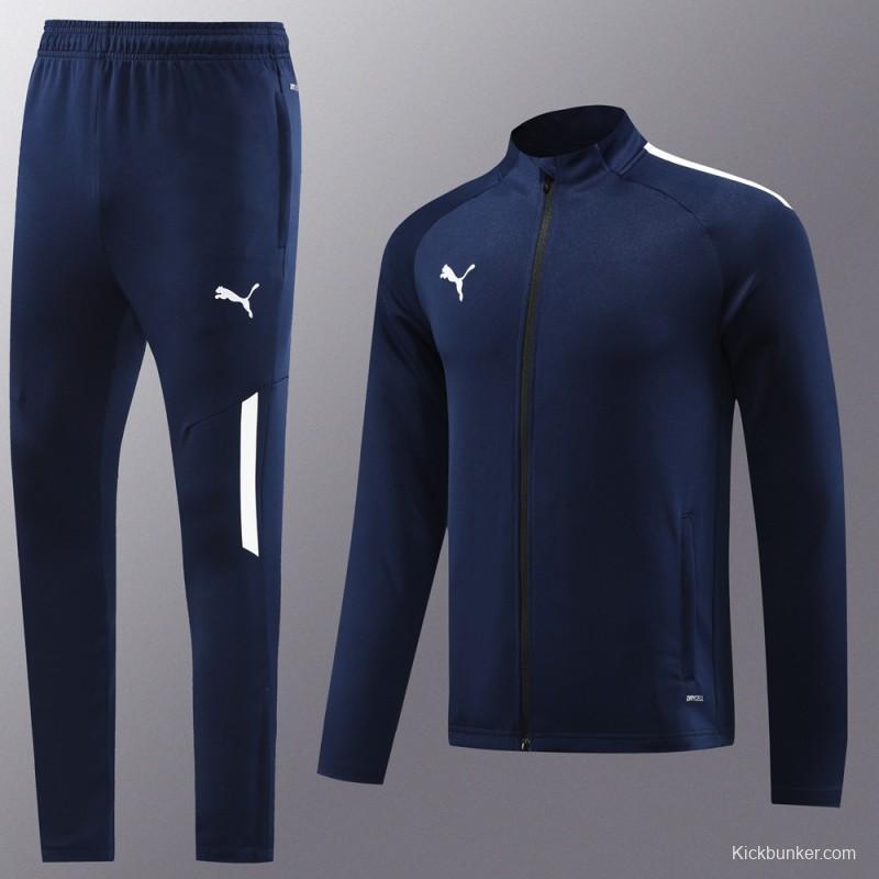 23/24 PUMA Navy Full Zipper Hooide Jacket+Pants