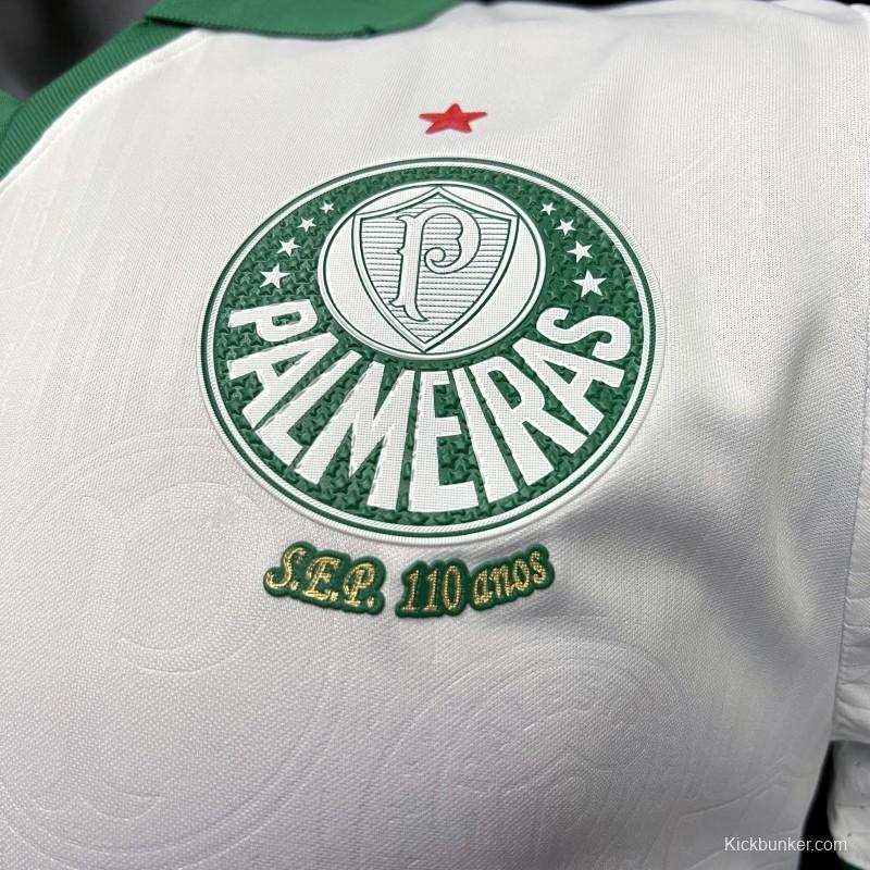 Player Version 24/25 Palmeiras Away White Jersey