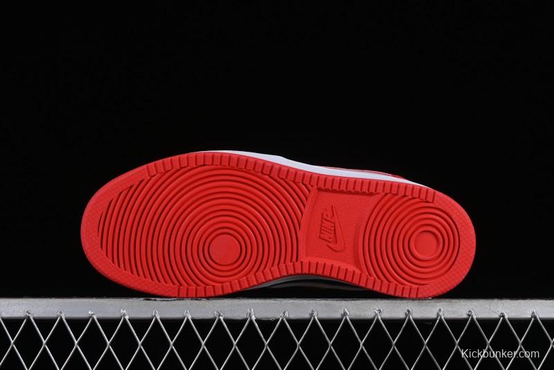 Nike Ebernon Low Premium Black White Low-Top Versatile Breathable Casual Sneakers - AQ1774-101