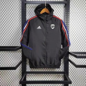 24/25 Arsenal Black Windbreaker