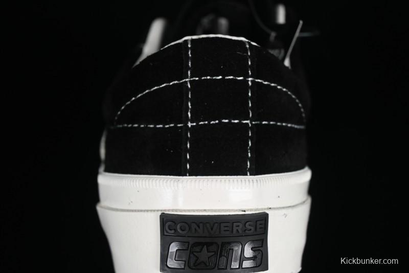 Converse One Star Academy Pro Classic Black & White One Star Retro Casual Skate Shoes - A06426C