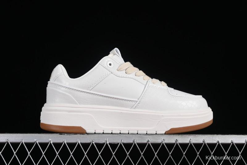 MLB Chunky Liner Metal Senior Series Lightweight Platform Casual Sneakers with 6cm Height Increase - 3ASXCLX4N50WHS