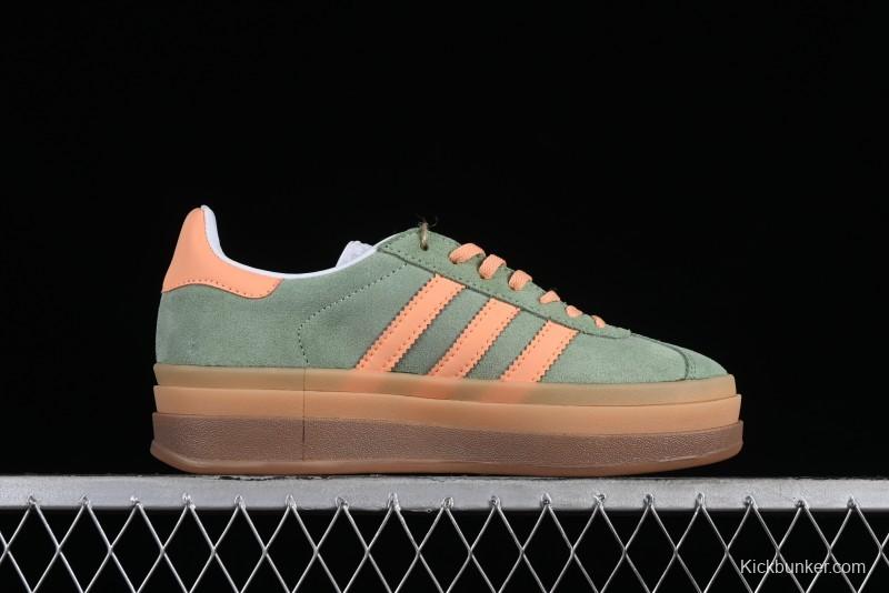 Adidas Originals Gazelle Bold IH7495 Low-Top Sneakers with Thick Sole for Casual Wear Anti-Slip and Durable - IH7495