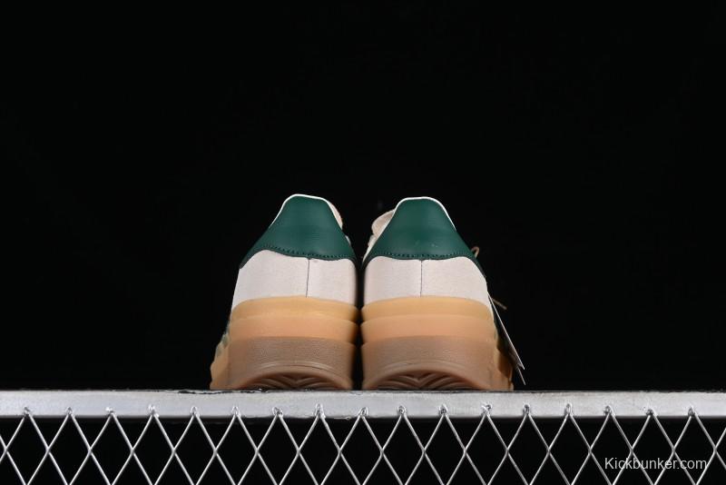 Adidas Originals Gazelle Bold ID7056 Low-Top Sneakers with Thick Sole for Casual Wear, Slip-Resistant and Durable - ID7056