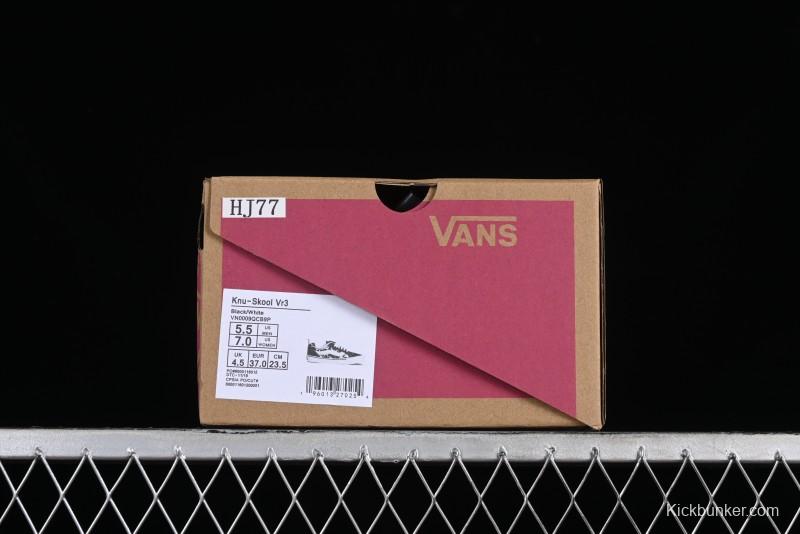 Vans Classics Knu Skool Cow Print Chunky Tongue Skate Shoes - VN0009QCB9P