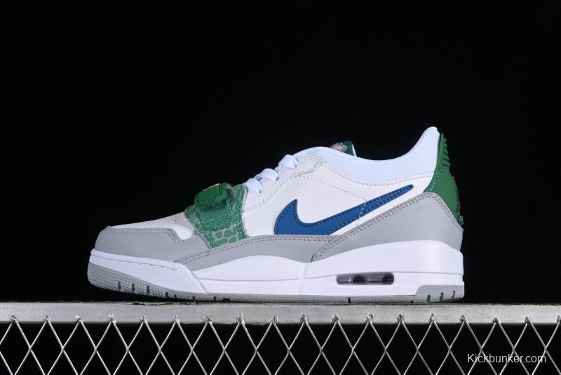 Nike Air Jordan Legacy AJ312 Low Strap Triple Fusion Sneakers - CD9054-140