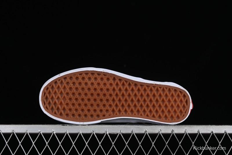 Vans Authentic Golden Coast Classic Checkerboard Slip-On Canvas Shoes - VN0A4BV4R6R