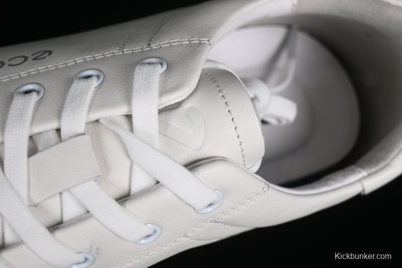 Ecco Soft 60th Anniversary Street Fun Collection Versatile White Sneakers - 63335301002