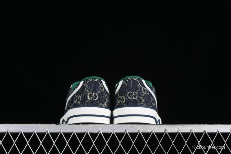 Gucci Tennis 1977 Print Sneaker Retro Casual Canvas Shoes - 02JPO9064