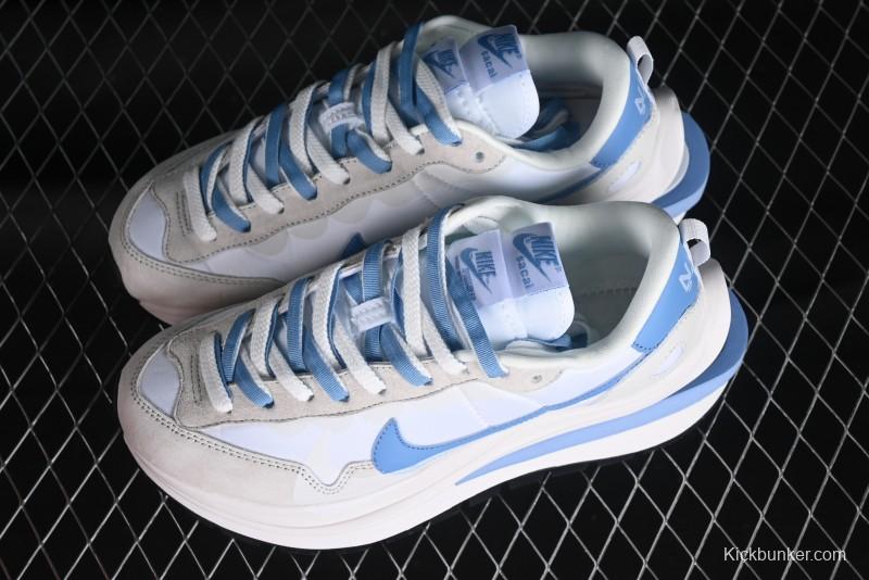 Nike Sacai VaporWaffle 3.0 Deconstructed Sneakers with Overlapping Swoosh and Double Tongue - DD1875-101