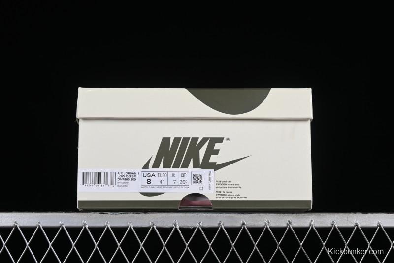 Nike Travis Scott x Air Jordan 1 Low OG Retro Sneakers DM7866-200