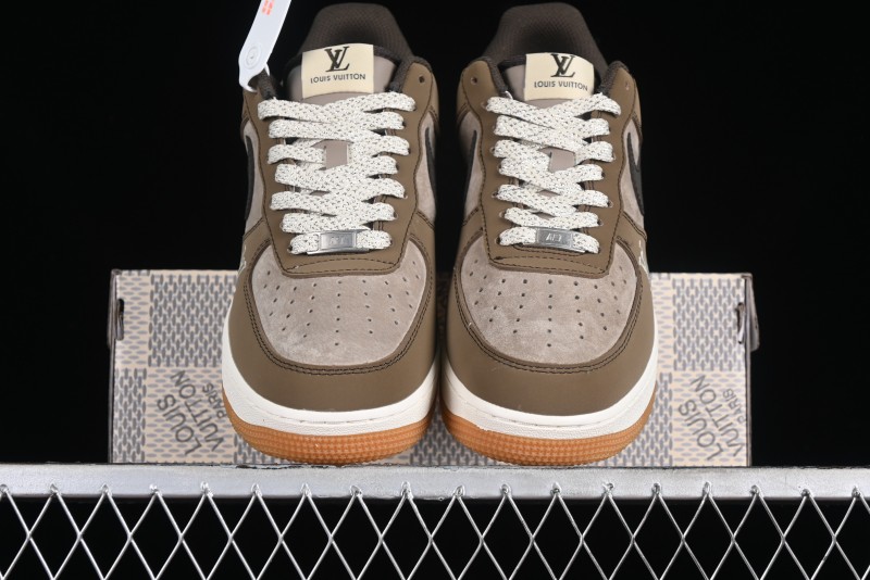 Nike Air Force 1 '07 Low LV Collaboration - Light Brown Casual Sneakers - BA8806-224