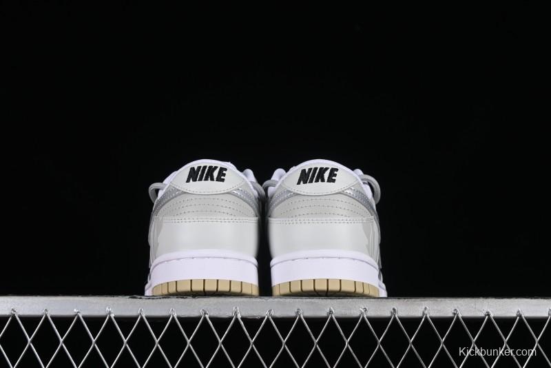 Nike Dunk Low SB Year of the Dragon Limited Edition Silk Patchwork Casual Skate Shoes - DV0833-100