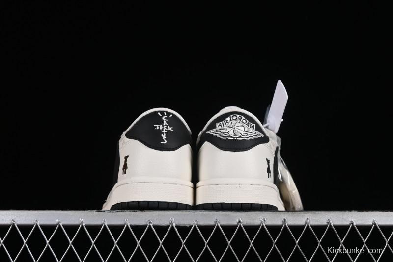 Nike Air Jordan 1 Low OG SP Travis Scott x Fragment Design Collaboration Sneakers - SJ2068-002