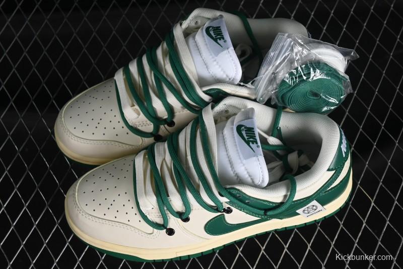 Nike Dunk Low Retro Deconstructed Style with Aged Labels SB Strap Low-Top Casual Sneakers - DD1503-112