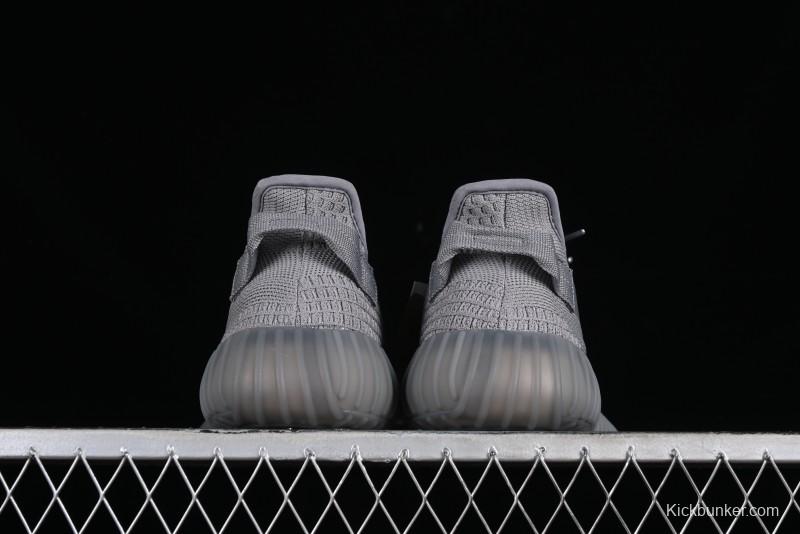 Adidas Yeezy 350 Boost V2 Running Shoes with Space Ash Colorway - IF3219