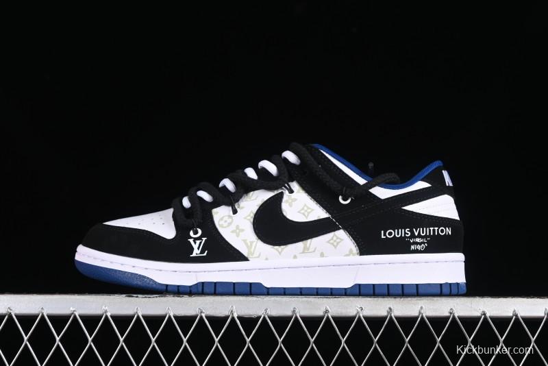 Nike SB Dunk Low LV Collaboration Anniversary High-End Custom Sneakers - SJ2068-236