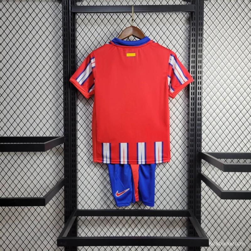 24/25 Kids Atletico Madrid Home 16-28 Jersey