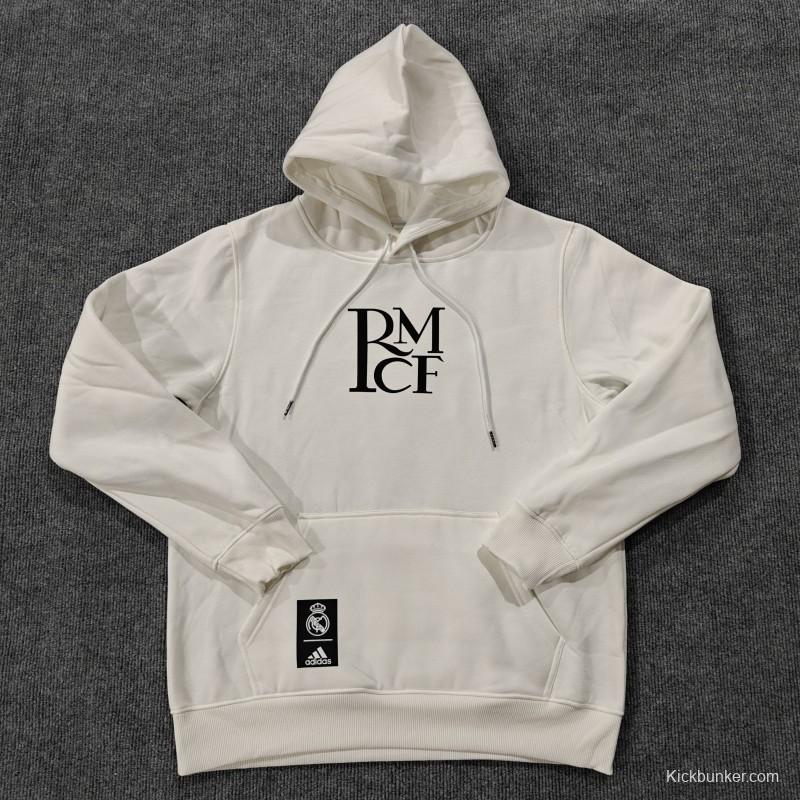 24/25 Real Madrid RMCF Beige/Grey/White/Navy/Black Hoodie