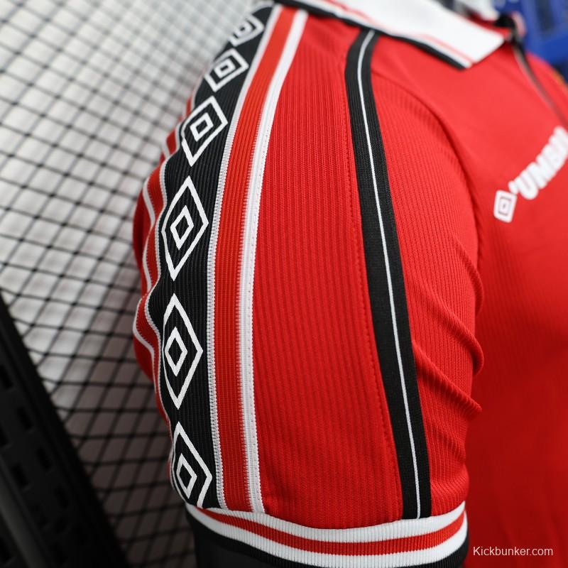 Player Version 98/99 Manchester United Home Jersey