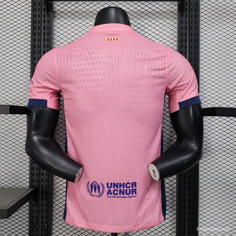 Player Version 25/26 FC Barcelona 125Th Anniversary Special Pink with Spotify Sponsor Jersey