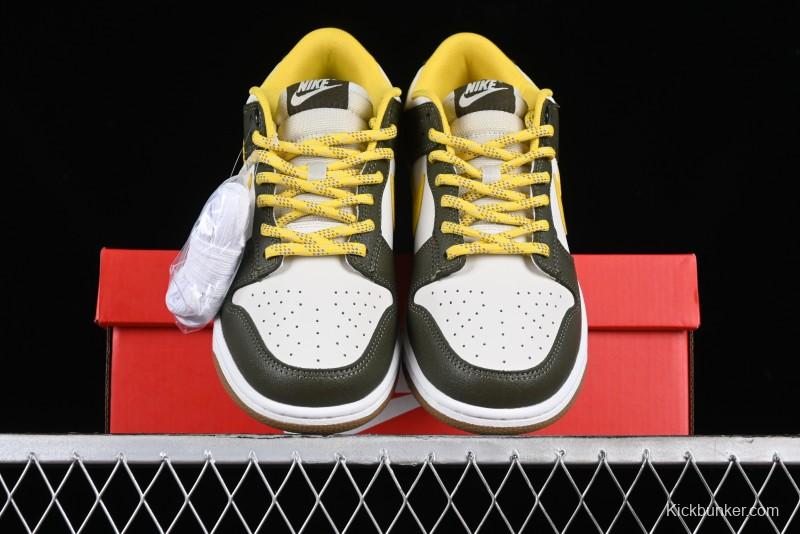 Nike Dunk Low Retro Low Premium "Avocado" SB Casual Skate Shoes - FV3629-371