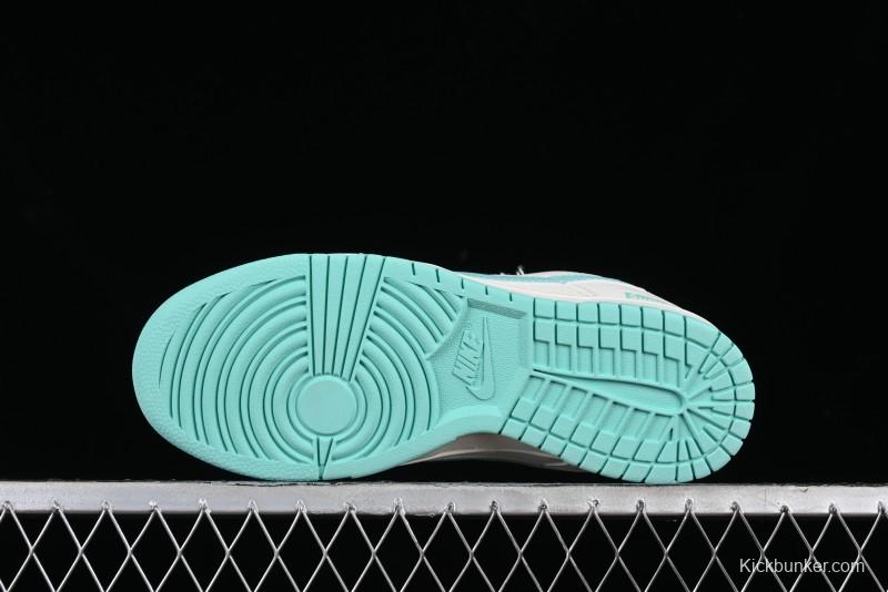 Nike SB Dunk Low Supreme Collaboration - Wheat Green Canvas Anniversary High-End Custom Low-Top Casual Skate Shoes - BB6698-512