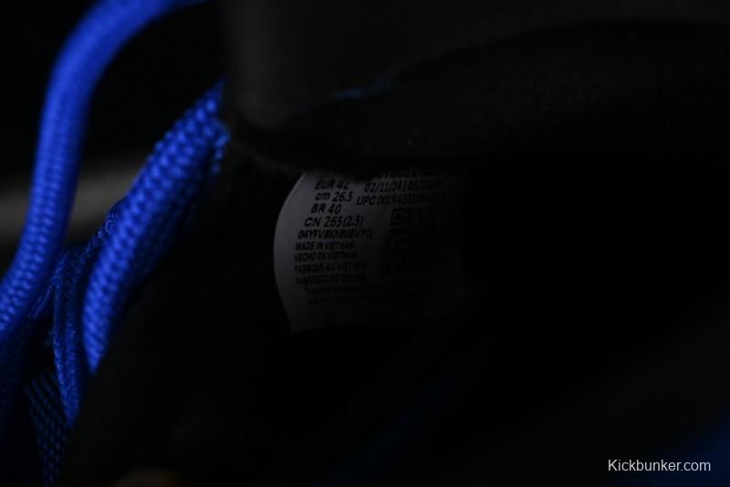 Nike Air Jordan 11 Retro High Top Basketball Shoes in Black and Blue - CT8012-400