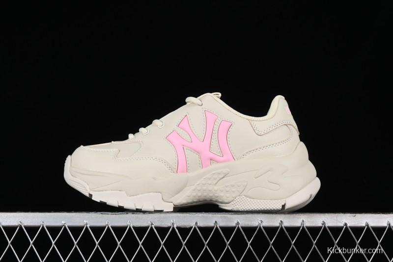 New York Yankees MLB Bigball Chunky Window Thick Sole Casual Sneakers - 3ASHBCW3N50IVS