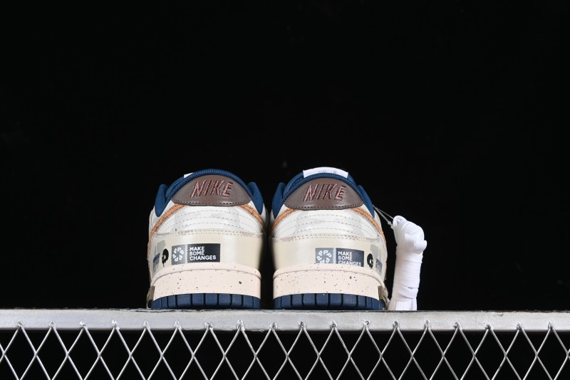 Nike SB Dunk Low Panda Prank Pioneer Knight Survival Beige Brown SB Strap Low Top Casual Skate Shoes - DD1391-400