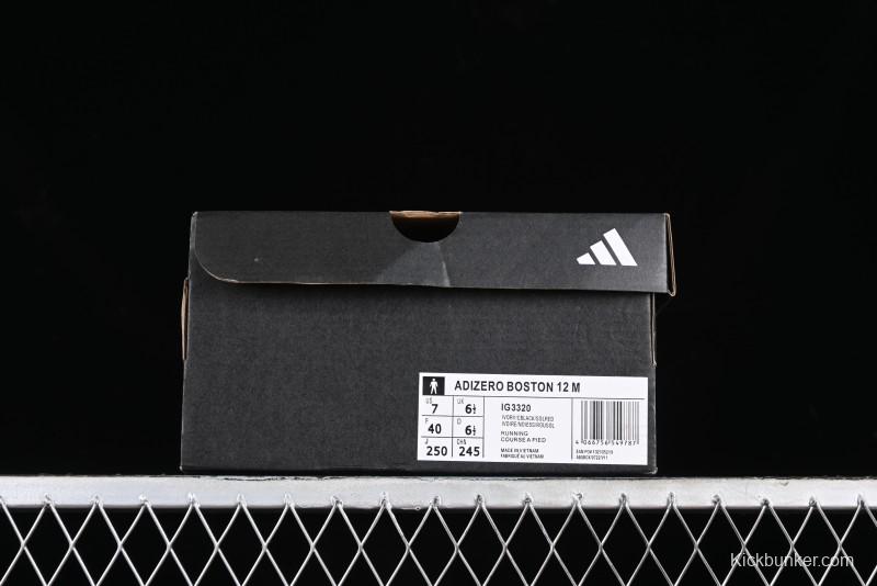 Adidas Adizero Boston 12 M Running Shoes with Lightstrike and Lightstrike Pro Technology - IG3320