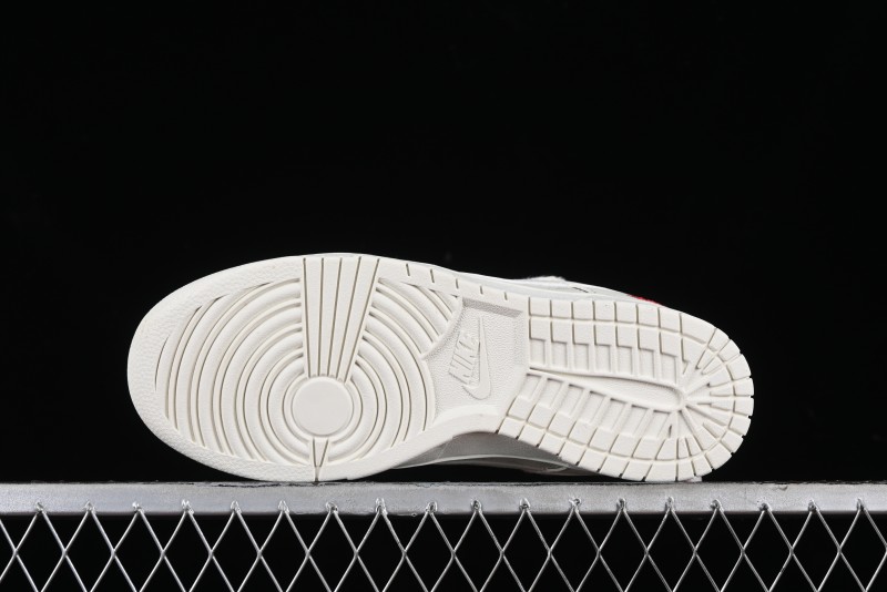 Stussy x Nike SB Dunk Low Anniversary Custom Retro Sneakers with Original S Titanium Accessory - SJ2068-259