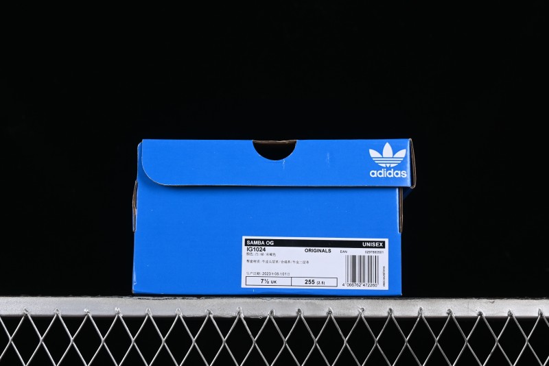 Adidas Samba OG IG1024 Genuine Leather Casual Sneakers - IG1024