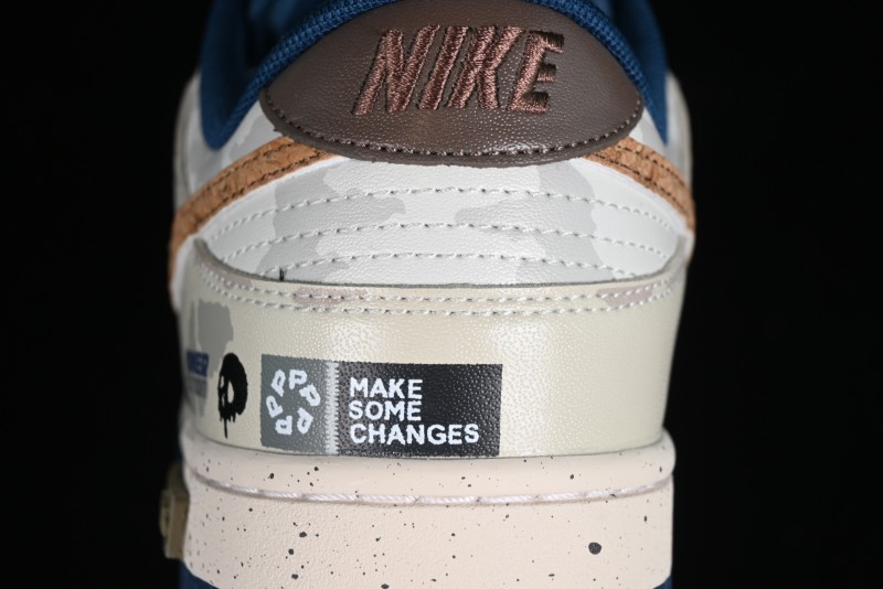 Nike SB Dunk Low Panda Prank Pioneer Knight Survival Beige Brown SB Strap Low Top Casual Skate Shoes - DD1391-400