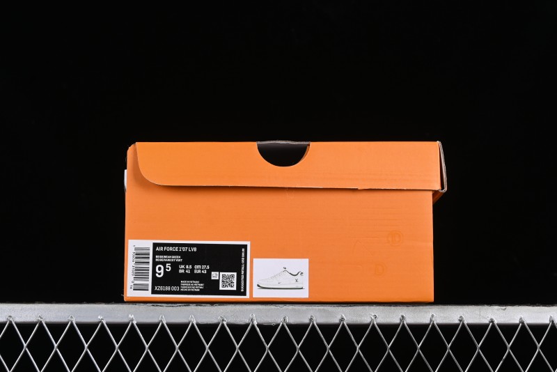 Nike Air Force 1 '07 Low LV Collaboration - Beige Green Double Swoosh Casual Sneakers - XZ6188-003