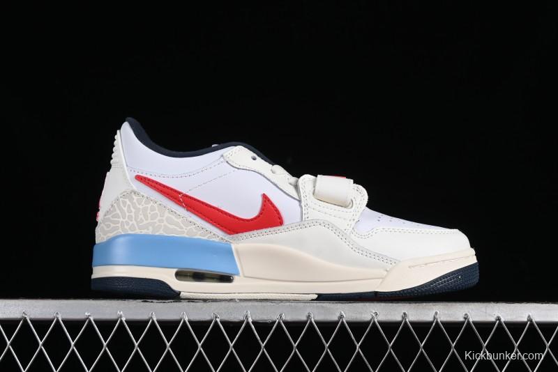 Nike Air Jordan Legacy 312 Low Sneakers with Velcro Strap and Triple Sole Design - HM3709-141