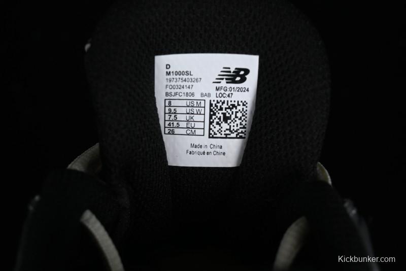 New Balance 1000 Series Retro Dad Style Low-Top Casual Running Sneakers - M1000SL