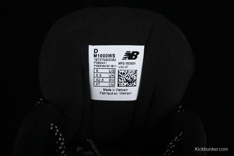 New Balance 1000 Series Retro Dad Style Low-Top Casual Running Shoes - M1000WS